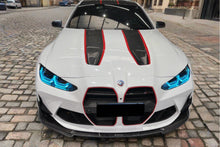 Load image into Gallery viewer, 2021-2024 BMW M3 G80 &amp; G81 M4 G82 &amp; G83 D3 Style DRY Carbon Fiber Fornt Lip Splitter with Winglets - Carbonado