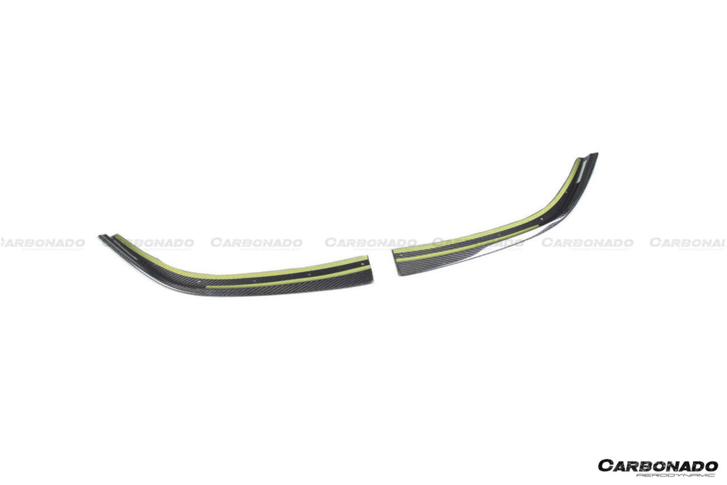2021-2024 BMW M3 G80   G81 M4 G82   G83 D3 Style DRY Carbon Fiber Fornt Lip Splitter with Winglets
