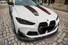 Load image into Gallery viewer, 2021-2024 BMW M3 G80   G81 M4 G82   G83 D3 Style DRY Carbon Fiber Fornt Lip Splitter with Winglets