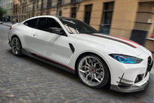 Load image into Gallery viewer, 2021-2024 BMW M3 G80   G81 M4 G82   G83 D3 Style DRY Carbon Fiber Fornt Lip Splitter with Winglets