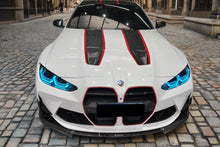 Load image into Gallery viewer, 2021-2024 BMW M3 G80   G81 M4 G82   G83 D3 Style DRY Carbon Fiber Fornt Lip Splitter with Winglets