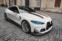 Load image into Gallery viewer, 2021-2024 BMW M3 G80   G81 M4 G82   G83 D3 Style DRY Carbon Fiber Fornt Lip Splitter with Winglets