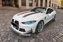 Load image into Gallery viewer, 2021-2024 BMW M3 G80 &amp; G81 M4 G82 &amp; G83 D3 Style DRY Carbon Fiber Fornt Lip Splitter with Winglets - Carbonado
