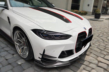 Load image into Gallery viewer, 2021-2024 BMW M3 G80   G81 M4 G82   G83 D3 Style DRY Carbon Fiber Fornt Lip Splitter with Winglets