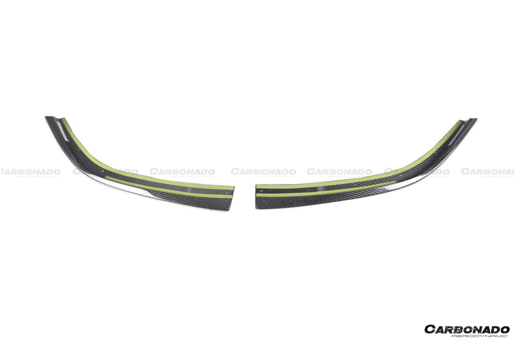 2021-2024 BMW M3 G80   G81 M4 G82   G83 D3 Style DRY Carbon Fiber Fornt Lip Splitter with Winglets