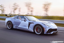 Load image into Gallery viewer, 2013-2019 Corvette C7 APR Style Carbon Fiber Side Skirts - Carbonado