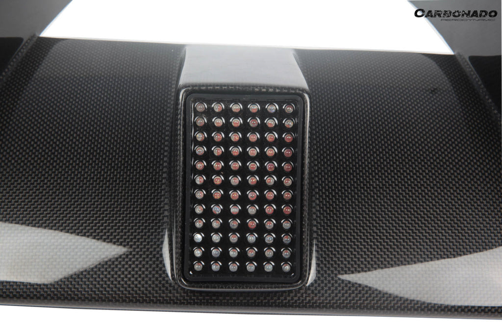 2017-2026 Ferrari 812 Superfast MSY Style DRY Carbon Fiber Rear Diffuser with Light