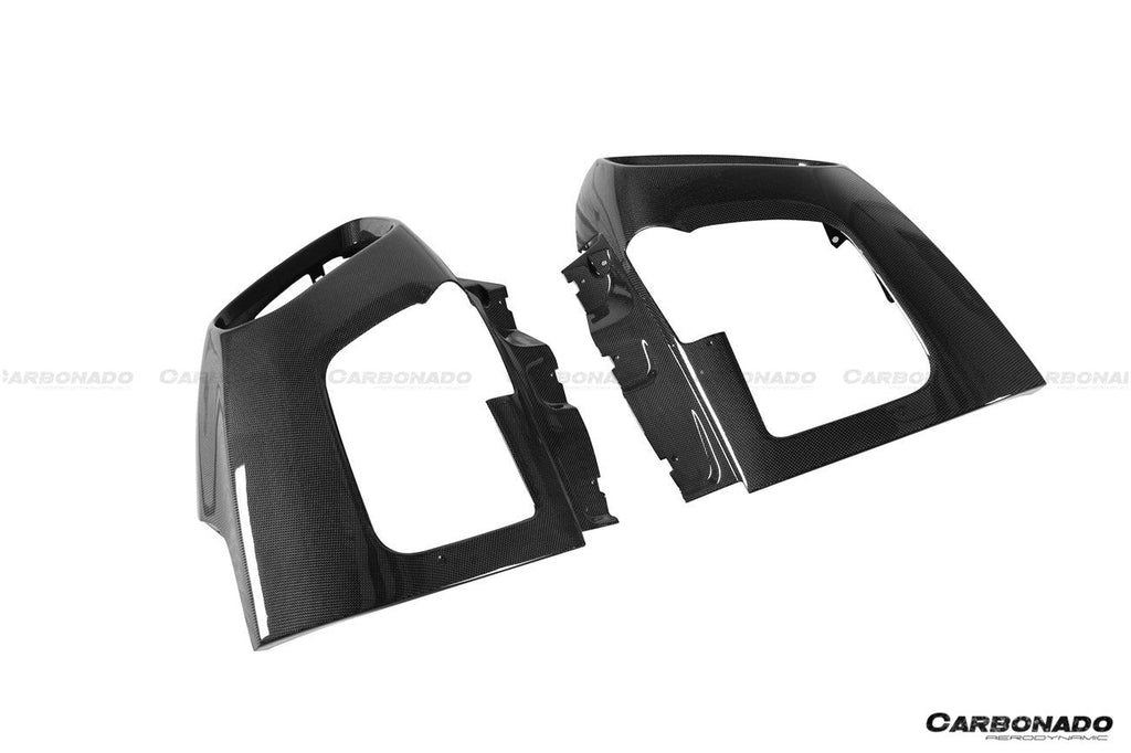 2017-2026 Ferrari 812 Superfast & GTS OEM Style Dry Carbon Fiber Rear Side Diffuser