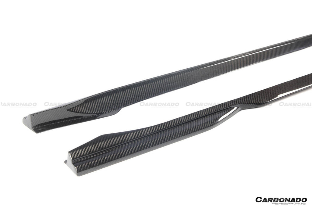 2021-2024 BMW M3 G80  G81 M4 G82   G83 MTN Style DRY Carbon Fiber Side Skirts