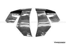 Load image into Gallery viewer, 2020-2023 McLaren GT WP Style DRY Carbon Fiber Rear Bumper Side Canards - Carbonado Aero