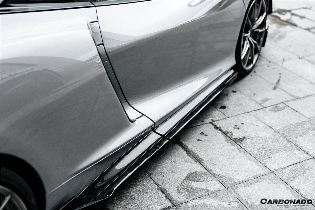 2020-2023 McLaren GT WP Style DRY Carbon Fiber Side Air Intake Blades - Carbonado Aero