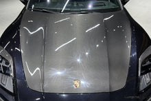 Load image into Gallery viewer, 2024-2025 Porsche Panamera 976 OD Style Dry Carbon Fiber Hood