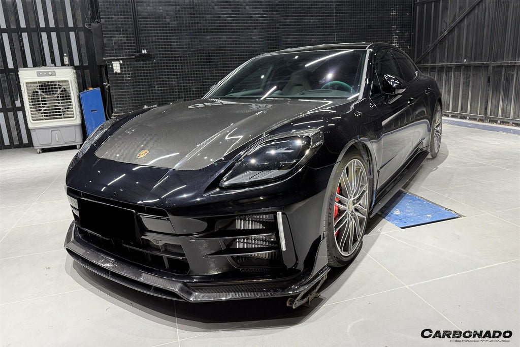 2024-2025 Porsche Panamera 976 ODV1 Style Dry Carbon Fiber Front Lip