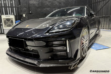 Load image into Gallery viewer, 2024-2025 Porsche Panamera 976 OD Style Dry Carbon Fiber Headlight Eyelid Eyebrow Cover