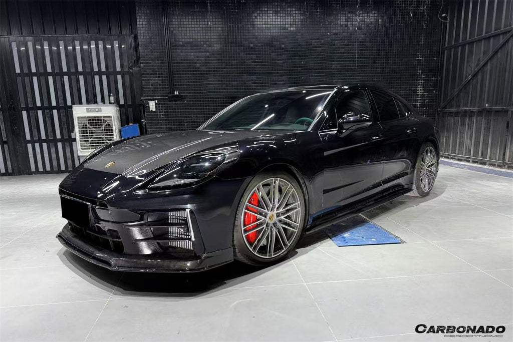 2024-2025 Porsche Panamera 976 ODV2 Style Dry Carbon Fiber Front Lip