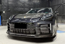 Load image into Gallery viewer, 2024-2025 Porsche Panamera 976 ODV2 Style Dry Carbon Fiber Front Lip - Carbonado