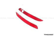 Load image into Gallery viewer, 2019-2024 Porsche 911 992 Carrera    S    4    4S    Targa    Cabriolet GT3 Style Rear Bumper Red Reflector Panels