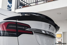 Load image into Gallery viewer, 2016-2025 Tesla Model X SUV BS Style Carbon Fiber Trunk Spoiler
