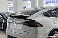 Load image into Gallery viewer, 2016-2025 Tesla Model X SUV BS Style Carbon Fiber Trunk Spoiler