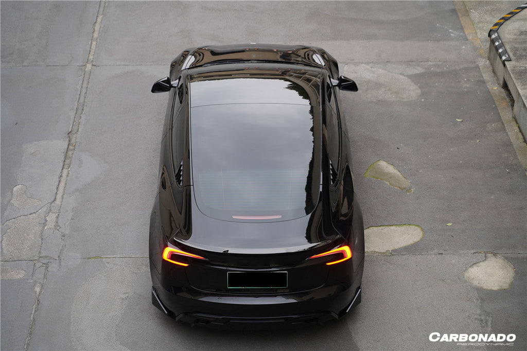 2024-UP Tesla Model 3 Highland RWD & AWD Fast Style Carbon Fiber Pattern Look body kit