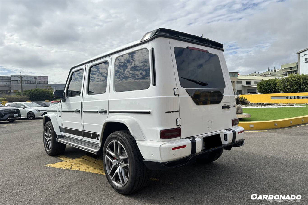 2018-2024 Mercedes Benz G63 AMG W464 G-Wagon TC Style Dry Carbon Fiber Rear Lip - Carbonado