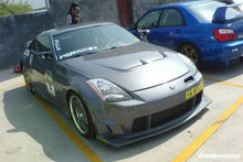 Load image into Gallery viewer, 2003-2005 Nissan 350Z V Style Hood - Carbonado