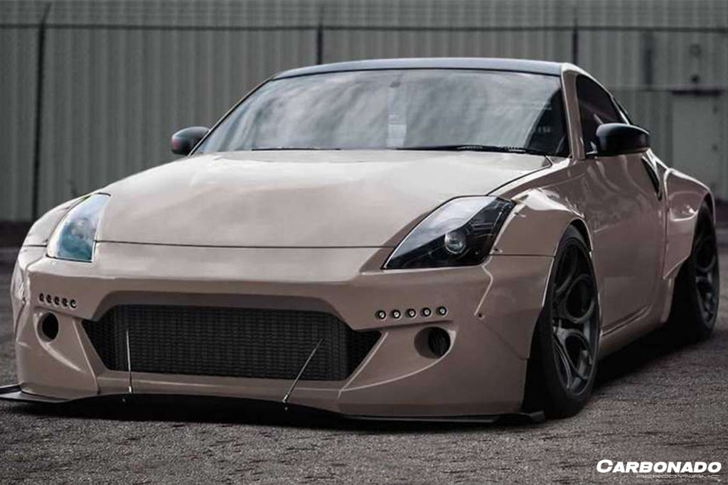 2003-2008 Nissan 350Z BRY Style Wide Fender Flare Set - Carbonado Aero