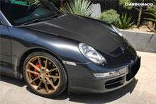 Load image into Gallery viewer, 2005-2012 Porsche 987 Cayman &amp; Boxster and 997 Carrera TA Style Hood - Carbonado
