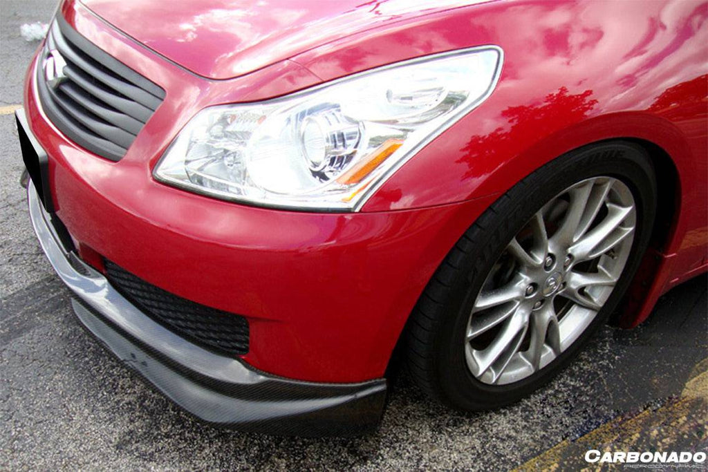 2007-2009 Infiniti G35/G37 Sedan JP Style Front Lip - Carbonado
