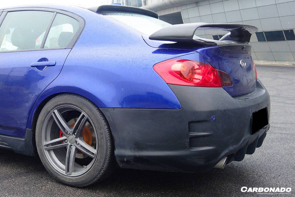 2007-2013 Infiniti G25/G35/G37 Sedan ELT Style Rear Bumper - Carbonado Aero