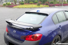 Load image into Gallery viewer, 2007-2013 Infiniti G25/G35/G37 Sedan BS Style Roof Spoiler - Carbonado Aero