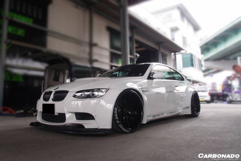 2008-2012 BMW M3 E92/E93 DE Style Carbon Fiber Front Lip - Carbonado Aero