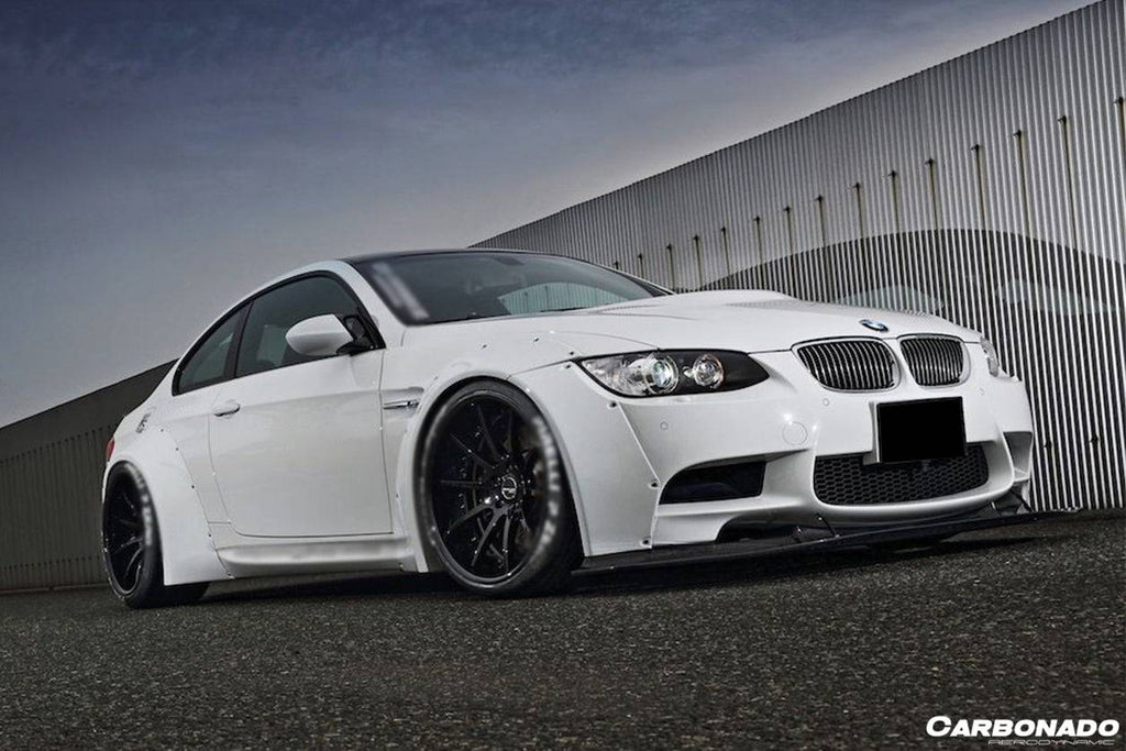 2008-2012 BMW M3 E92/E93 DE Style Carbon Fiber Front Lip - Carbonado