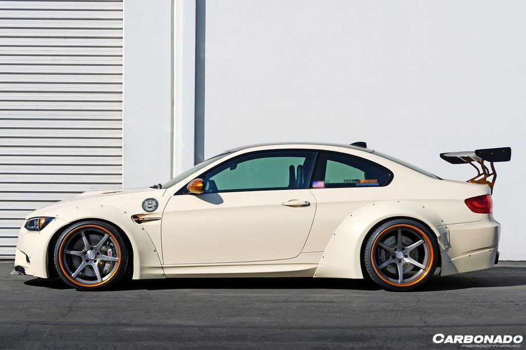 2008-2012 BMW M3 E92/E93 LP Style Rear Cap Splitters - Carbonado Aero