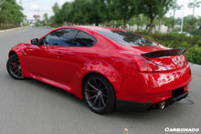 Load image into Gallery viewer, 2008-2015 Infiniti G37S Coupe DE Style Carbon Fiber Rear Lip - Carbonado