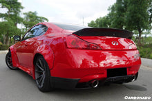 Load image into Gallery viewer, 2008-2015 Infiniti G37S Coupe DE Style Carbon Fiber Rear Lip - Carbonado Aero