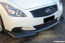 Load image into Gallery viewer, 2008-2015 Infiniti G37s Coupe BSD Style Front Lip - Carbonado Aero