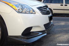 Load image into Gallery viewer, 2008-2015 Infiniti G37s Coupe BSD Style Front Lip - Carbonado Aero
