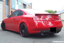 Load image into Gallery viewer, 2008-2015 Infiniti G37s Coupe DTM-I Style Carbon Fiber Rear Lip - Carbonado Aero