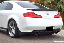 Load image into Gallery viewer, 2008-2015 Infiniti G37s Coupe DTM-I Style Carbon Fiber Rear Lip - Carbonado Aero