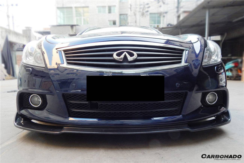 2010-2013 Infiniti G25/G37 Sedan EU Style Front Bumper - Carbonado Aero
