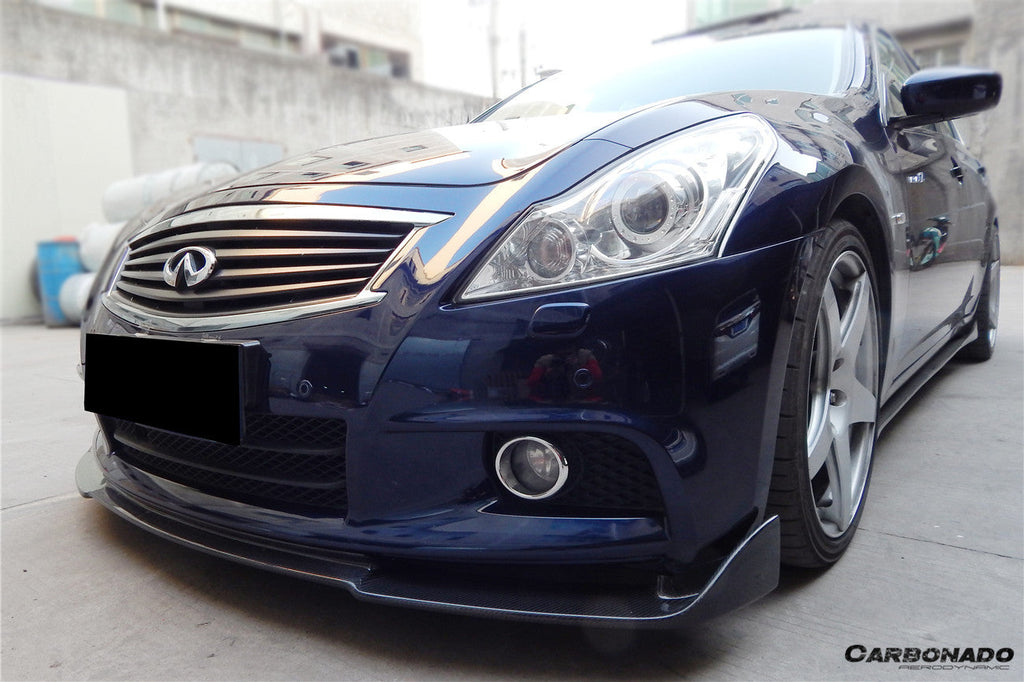 2010-2013 Infiniti G25/G37 Sedan EU Style Front Bumper - Carbonado Aero