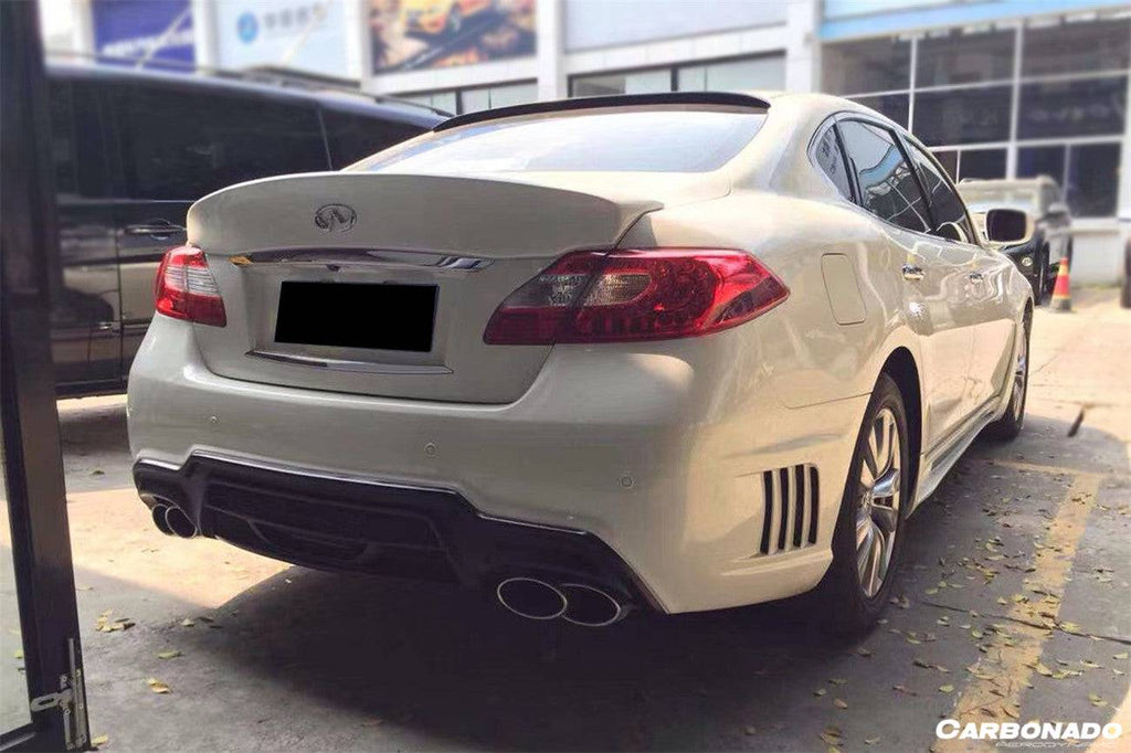 2011-2014 Infiniti Q70 M37 M35 M25 WD Style Trunk Spoiler - Carbonado Aero