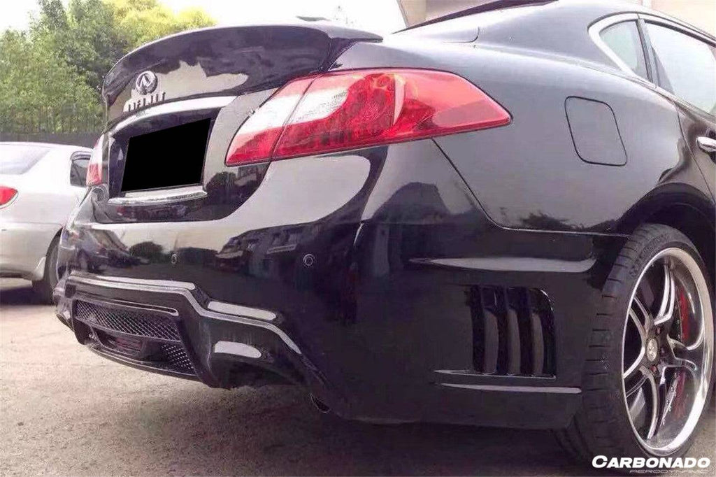 2011-2014 Infiniti Q70 M37 M35 M25 WD Style Trunk Spoiler - Carbonado Aero