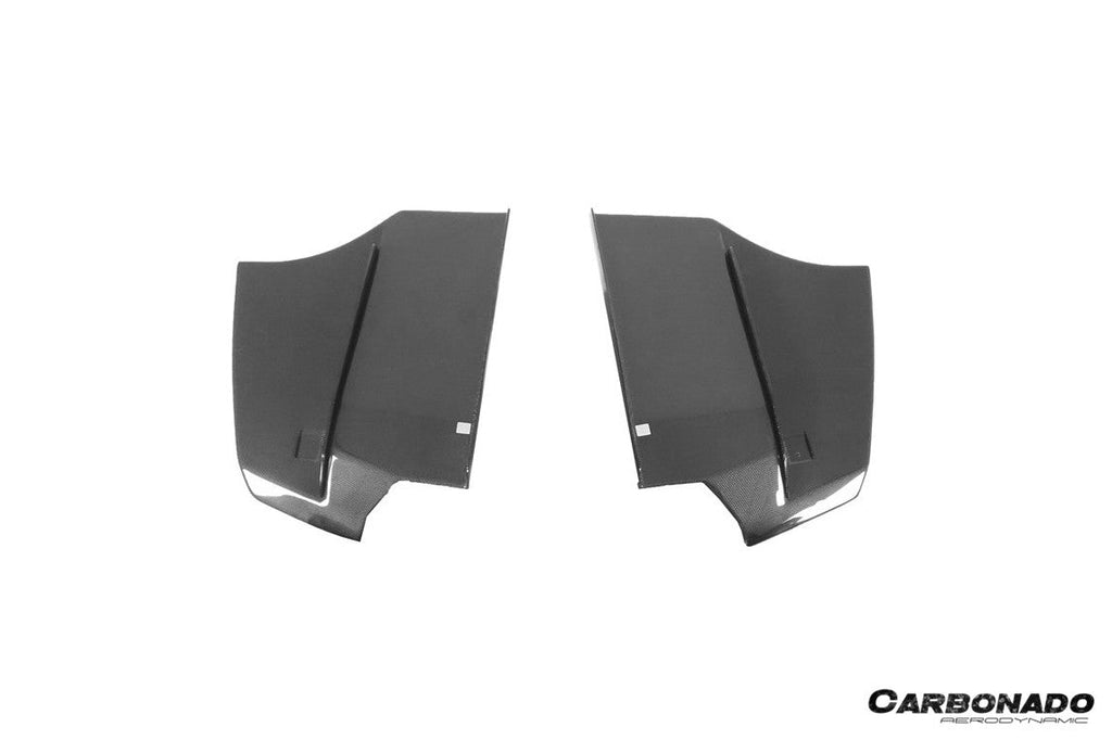 2011-2019 BMW 3 Series F30  F35 M-Tech GV Carbon Fiber Rear Lip with Diffuser   Caps