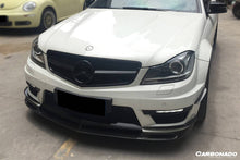 Load image into Gallery viewer, 2012-2014 Mercedes Benz W204 C63 AMG Sedan/Coupe BK Style Front Canard - Carbonado Aero