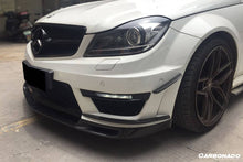 Load image into Gallery viewer, 2012-2014 Mercedes Benz W204 C63 AMG Sedan/Coupe BK Style Front Canard - Carbonado Aero