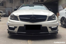Load image into Gallery viewer, 2012-2014 Mercedes Benz W204 C63 AMG Sedan/Coupe BK Style Front Canard - Carbonado Aero