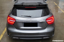 Load image into Gallery viewer, 2012-2015 Mercedes Benz W176 A Class A250 A200 A45 AMG CARBON FIBER ROOF WING SPOILER - Carbonado Aero