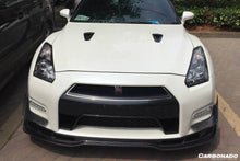 Load image into Gallery viewer, 2012-2016 Nissan GTR R35 DBA BSE Style Part Carbon Fiber Front Lip - Carbonado